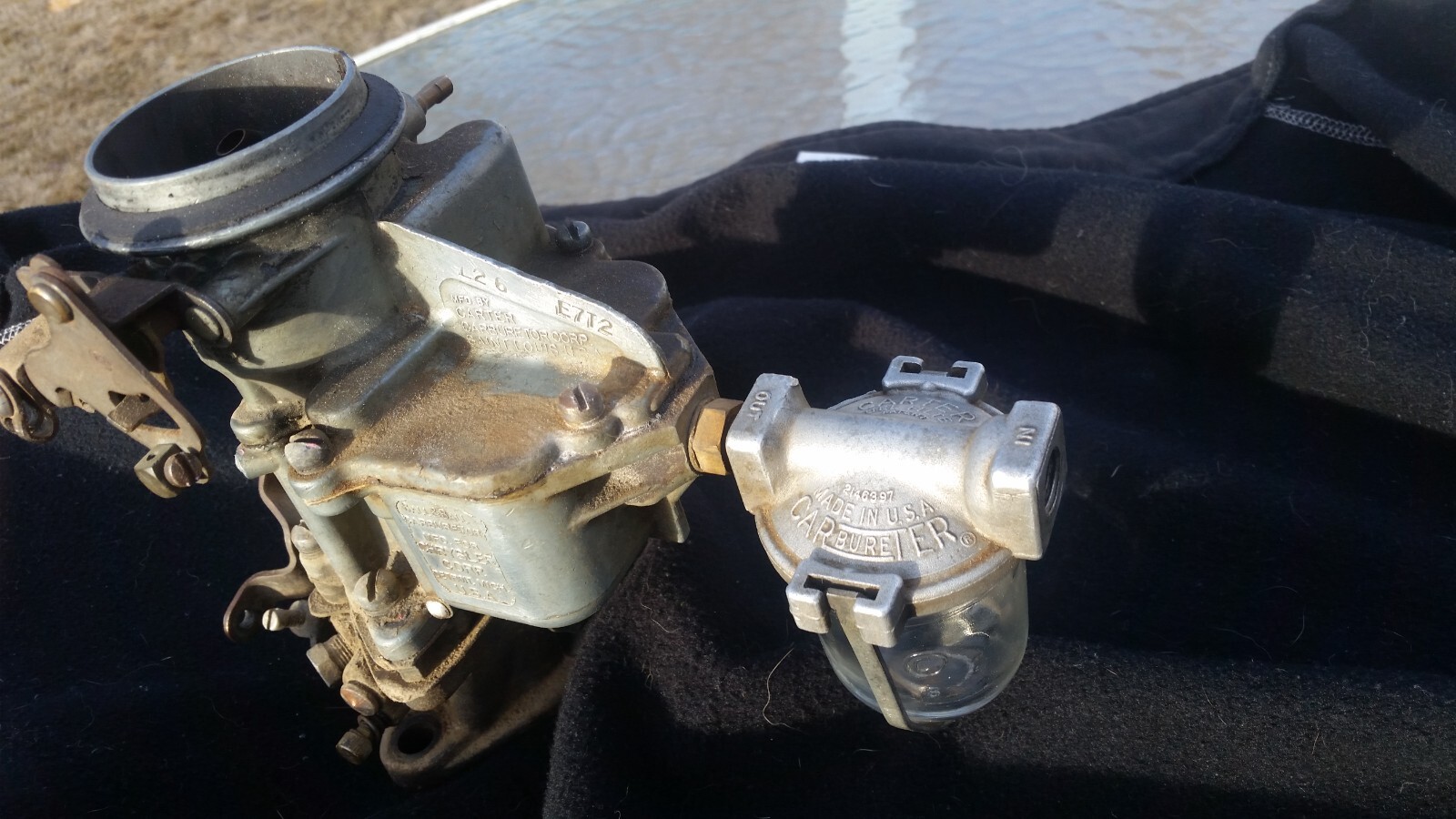 vintage 194853 dodge truck 251 flathead 6 carburetor carter ball and