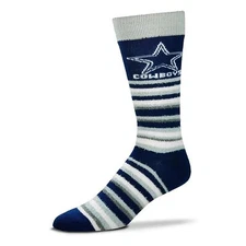 NFL DALLAS COWBOYS Muchas Rayas Sleep Soft Socks FBF -One Size  ~NEW~