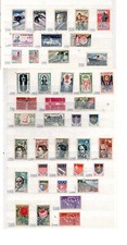 timbres français neufs à l'unité au choix du n°1325 au n°1403 - années 1962/1963