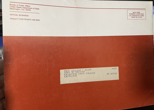 Atlas of the Soviet Union US Dept of State Booklet 1987 Vintage Castleton VT - Imagen 4 de 10