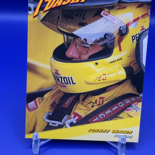 Johnny Benson No.110 Car Card Motor classic NASCAR 1997 F/S a - Picture 3 of 6