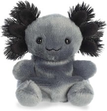 Aurora Plush Toy Adorable Palm Pals 33875 Onyx Black Axolotl 5 inch NWT