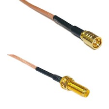 RG316 SMB FEMALE to RP-SMA Female Long RF Cable Rapid-SHIP LOT