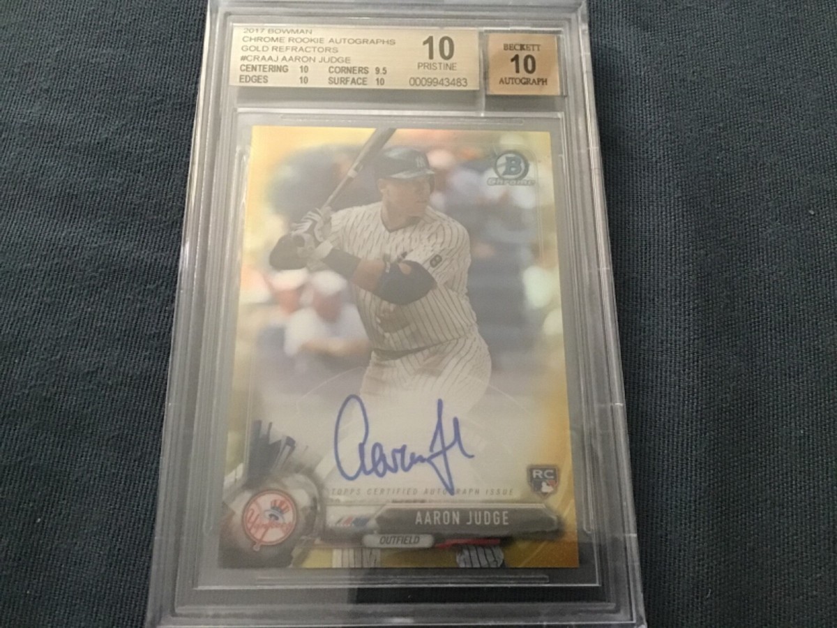 2017 Bowman Chrome Aaron Judge Autograph