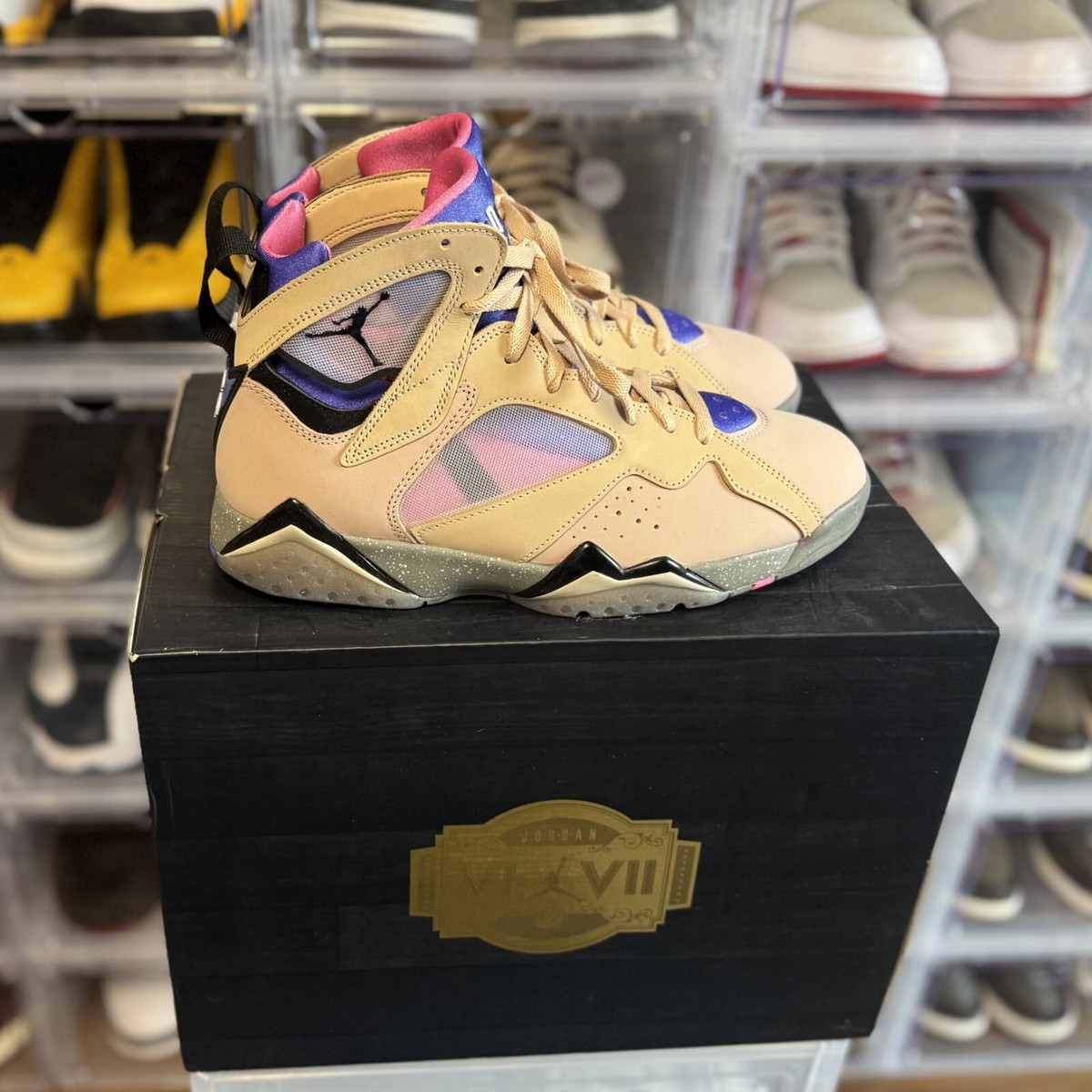 Size 9 - Air Jordan 7 Retro SE Sapphire OPEN BOX 195870273156| eBay