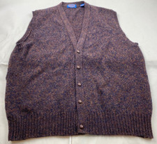 Vintage Pendleton Button Up Vest Men's Size XL 100 Shetland Wool
