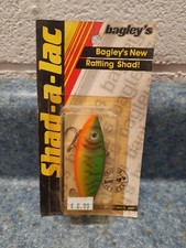 Bagley Shad A Lac Rattletrap Made In USA!  SL2 Model Rare!!  
