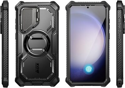 i-Blason Armorbox Case with Kickstand Screen Cover for Samsung Galaxy S24+ Plus