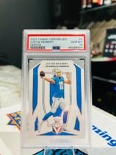 PSA 10 2020 Panini Chronicles - Vertex #V-3 Justin Herbert (RC) ROOKIE LOW POP 