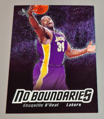 Shaquille O'Neal # 4 of 10 NB No Boundaries NBA 2000 Fleer E-X Mint Vintage