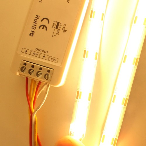 COB LED Light Strip 12V 24V 608 Diodes CCT Dimmable High Density Flexible Ribbon - Picture 16 of 30