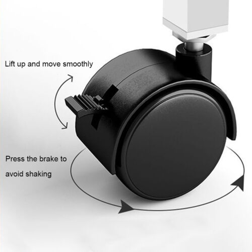 Mobile Laptop Standing Desks with Rolling Wheels Height Adjustable Laptop Desk - Picture 9 of 10
