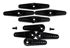 Heavy Duty Futaba Plastic Servo Arms 25T 8 Servo Arms With 2 M3 Screws