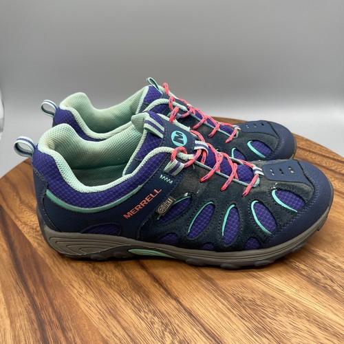 Merrell Chameleon Shoes Womens 7M Purple Waterproof Outdoor Hiking Trail Running