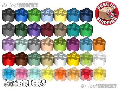 Choose Colour Axle Hole Part 3941 Free UK Postage Lego 2 x 2 x 1 Round Brick
