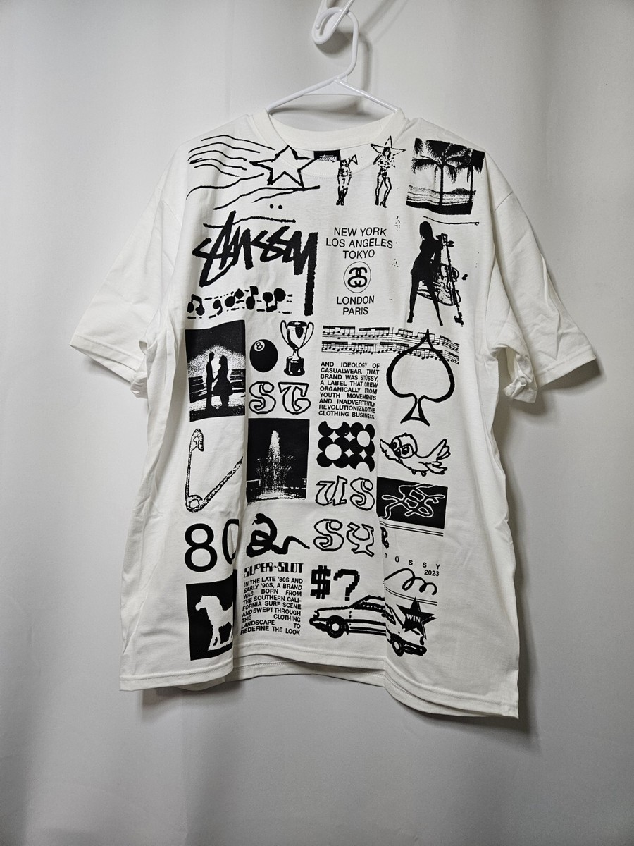 Stussy Sara Tee White Large 1904903 New | eBay