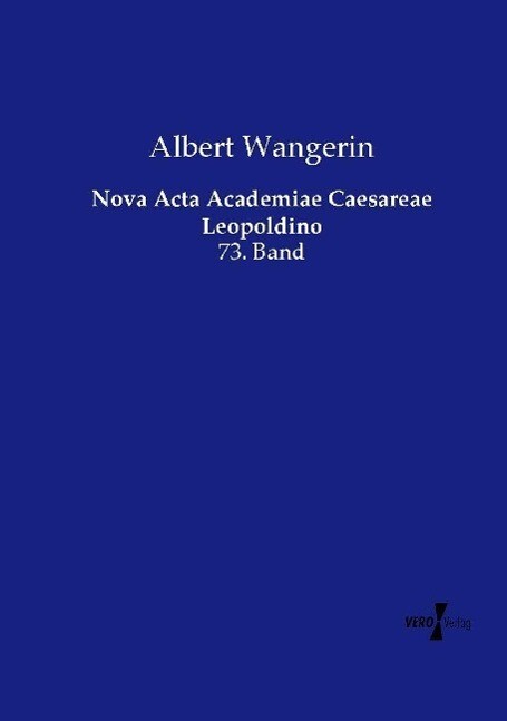 Thumbnail - Nova Acta Academiae Caesareae Leopoldino | Buch | 9783737205733