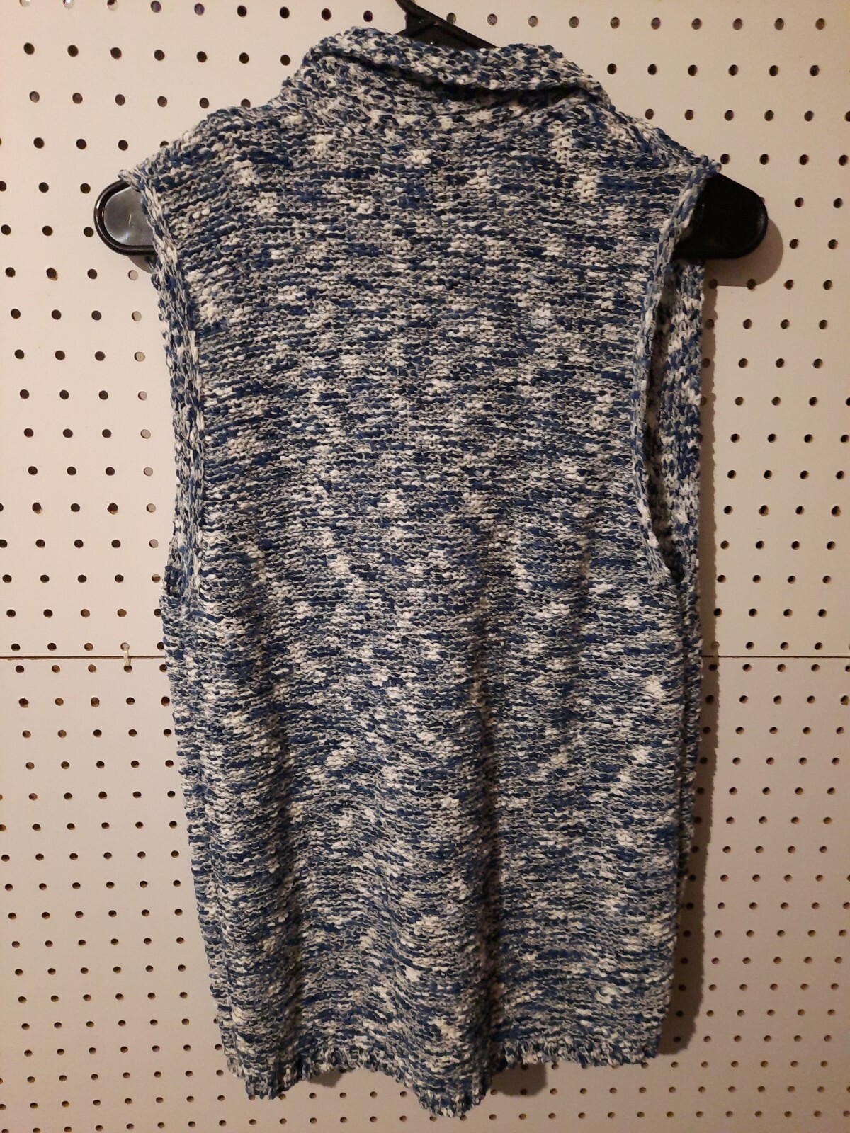 Nomadic Traders Sweater Vest Small Blue White Sin… - image 2