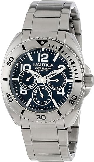 Nautica Men's N11605G Classic Analog Multi-Function Dive Watch