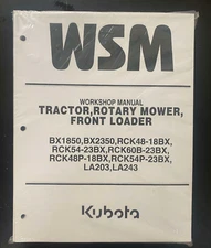Tractor Workshop Overhaul Technical Repair Manual Fits Kubota BX1850 BX2350