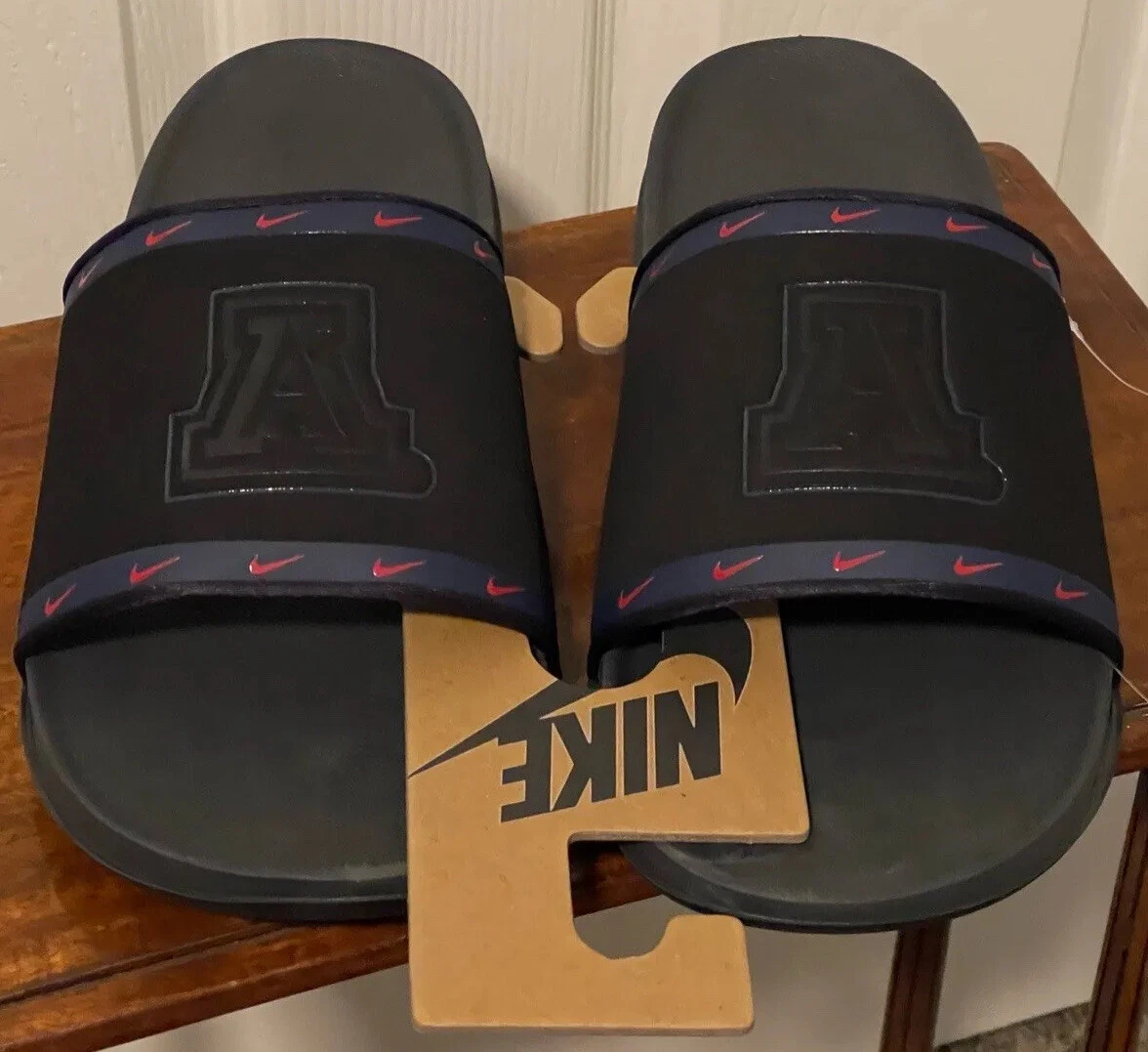 Arizona Wildcats Nike Offcourt Slides schiuma nera DD0505 001 da uomo taglia 13 NUOVE