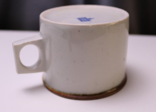 Dansk Brown Mist Flat Cup Square Handle 2 1/2 " Speckled Denmark - Picture 5 of 5