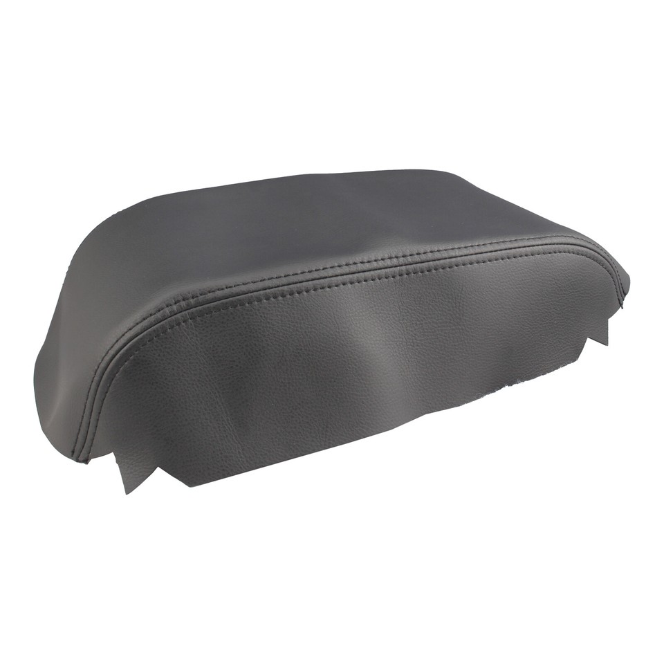 Fits 06-11 Honda Civic Faux Leather Armrest Console Cover Black