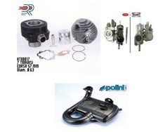 KIT DE MODIFICATION CYLINDRE DR 177 CARBURATEUR 24 S/MIX POT POLINI VESPA PX 125