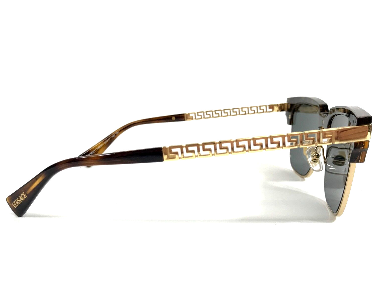 Versace Sunglasses MOD.4447 108/87 Tortoise Gold Square Frames with Gray Lenses thumbnail 4
