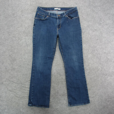 Levi's Jeans Women's 32 Blue Dark Wash Classic Boot Cut Jeans