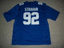 MICHAEL STRAHAN Unsigned Custom NY Current Blue Sewn New Football Jersey S-3XL