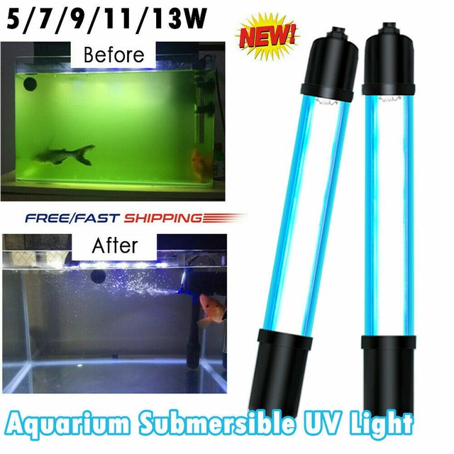 40w Submersible Aquarium Fish Tank Light Uv Sterilizer Germicidal Timer Lamp For Sale Online Ebay
