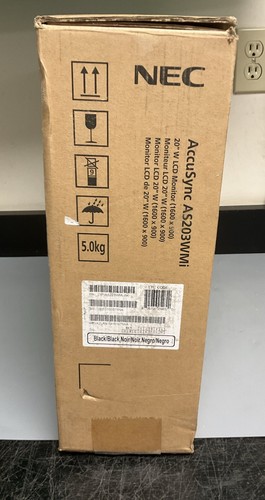 NEC AccuSync AS203WMi 20in W LCD Desktop Monitor | Model L203QX - Picture 11 of 12
