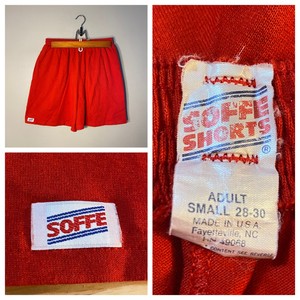 red soffe shorts