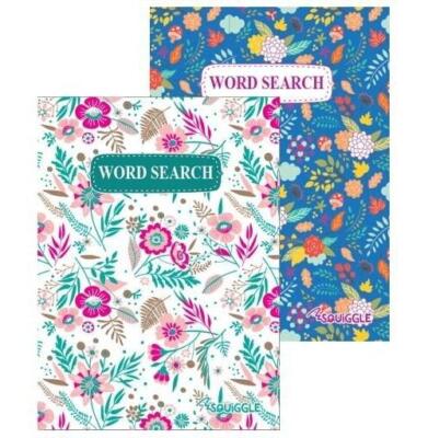 FLORAL WORD SEARCH PUZZLE BOOK - A5 PREMIUM QUALITY ADULTS TEENS  1 or 2 books