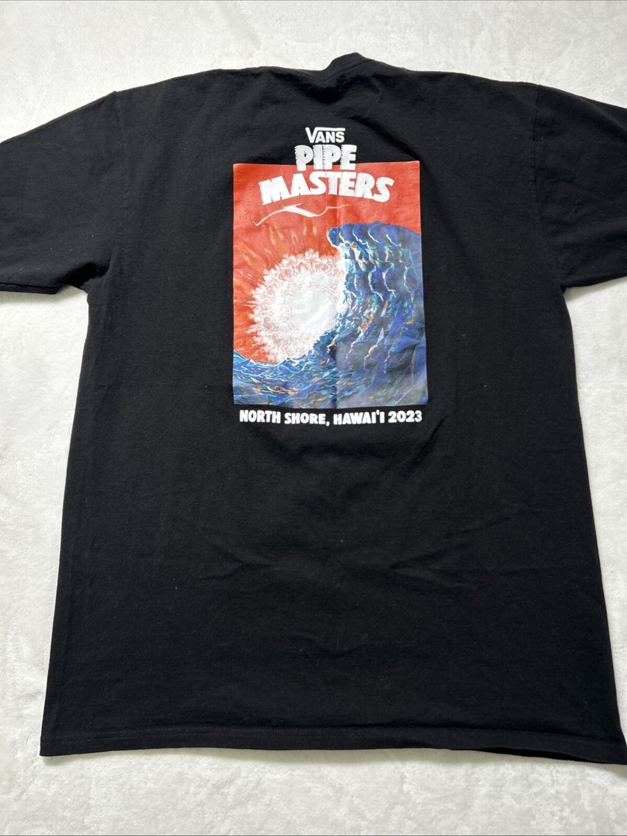 Vans Pipe Masters Dec 2023/24 North Shore Hawaii TShirt Men's Size