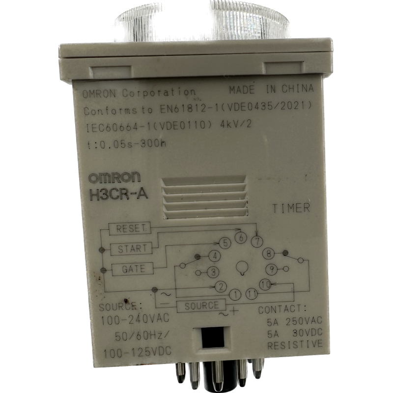 Industrial Timer Control H3CR-A Delay Timer Relay 0.5S-300H - 11-Pin ...