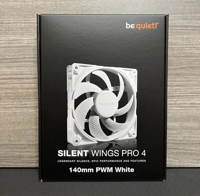 be quiet! SILENT WINGS PRO 4 - 140mm PWM White(BL119) Brand New