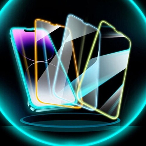 Luminous Tempered Glass Film Screen Protector For iPhone 14 - Picture 2 of 11