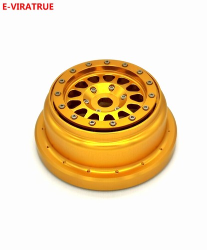 E-VIRATRUE Aluminum Bead Lock Wheel For Losi 8IGHT-X Lasernut 1/6 1pcs - Picture 9 of 10