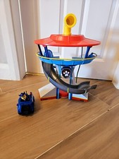 Paw Patrol HQ Lights & Sounds Look Out Tower Spin Master & Chase Vehicle