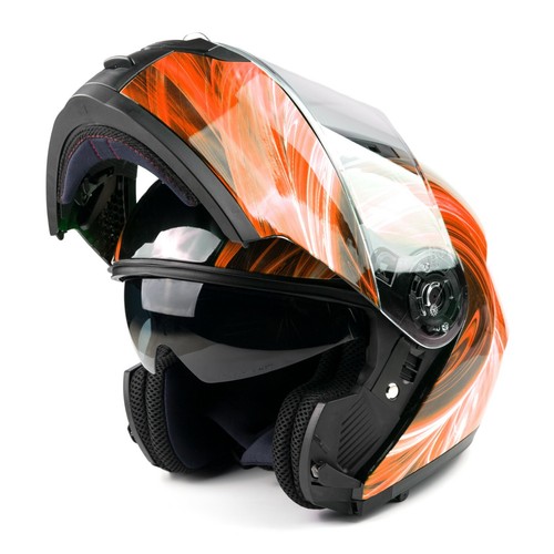 Casco modular adulto con gafas de sol desplegables motocicleta hombres mujeres DOT - Imagen 27 de 65