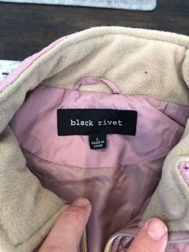 Black Rivet Women Pink Vest L - Picture 2 of 2