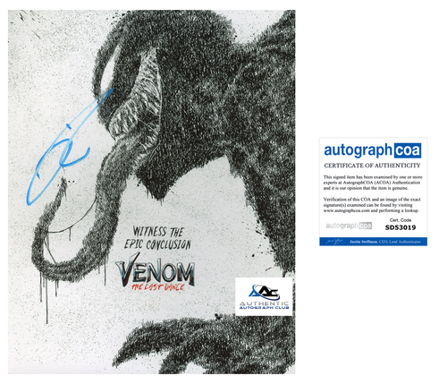 TOM HARDY AUTOGRAPH SIGNED 8x10 PHOTO MARVEL VENOM ACOA - 第 1/1 張圖片