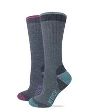 Muck Boot Ladies Heavyweight Merino Wool Blend Boot Socks 2 Pair Pack