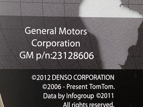 2007 08 09 10 2011 GMC AVALANCHE TAHOE NAVIGATION DVD 22880386 VER 8.0c OEM - Picture 6 of 12