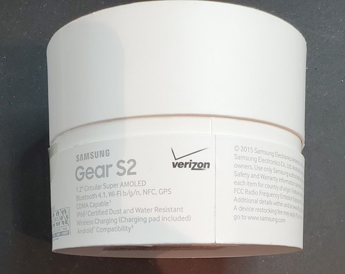 Samsung Galaxy Gear S2 Smartwatch SM-R730V 4G (Verizon) **BOX ONLY ** NO WATCH - Photo 8 sur 8