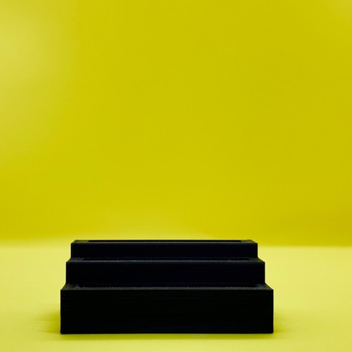 Gameboy Advance GBA Triple Game Holder Stand Fits 3 Games Black Display Stand - Picture 8 of 9