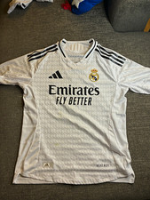 adidas Real Madrid Mbapp&eacute; #9 HEAT.RDY White Short Sleeve Jersey Size L