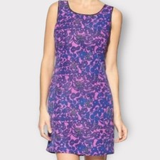 Anthropologie PIM + LARKIN Purple floral sleeveless Sheath dress women’s size M